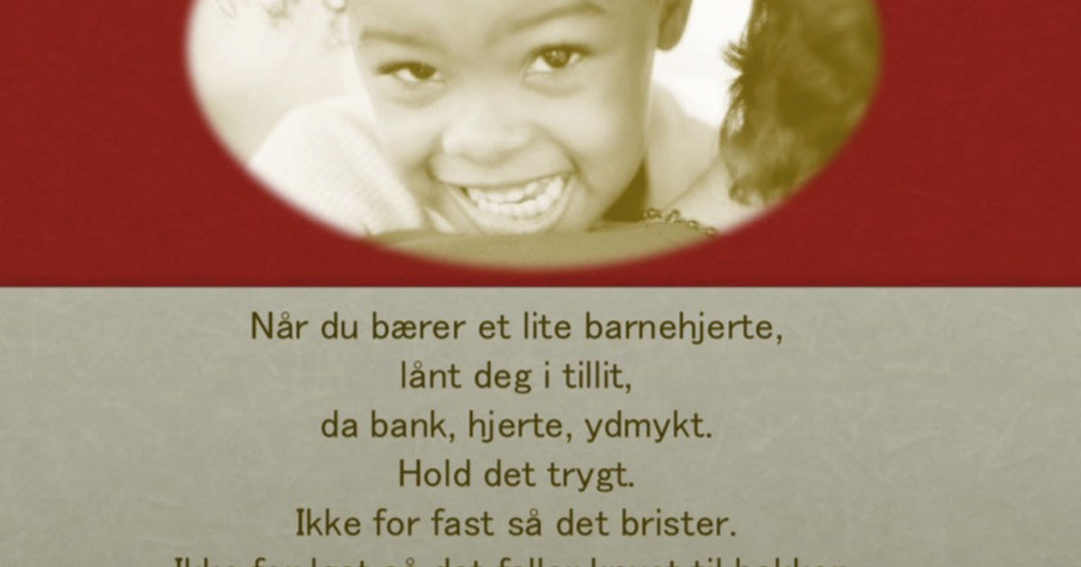 Kjære foreldre og andre viktige voksne